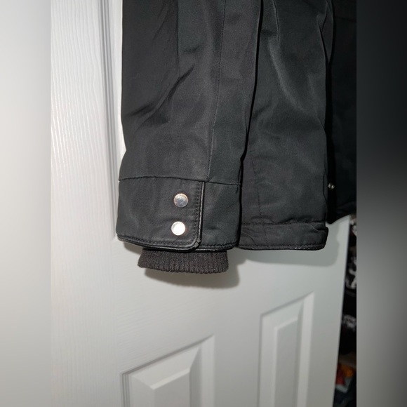 Zara Black Removable Hoodie Winter Jacket Coat, Size S - Picture 4 of 6